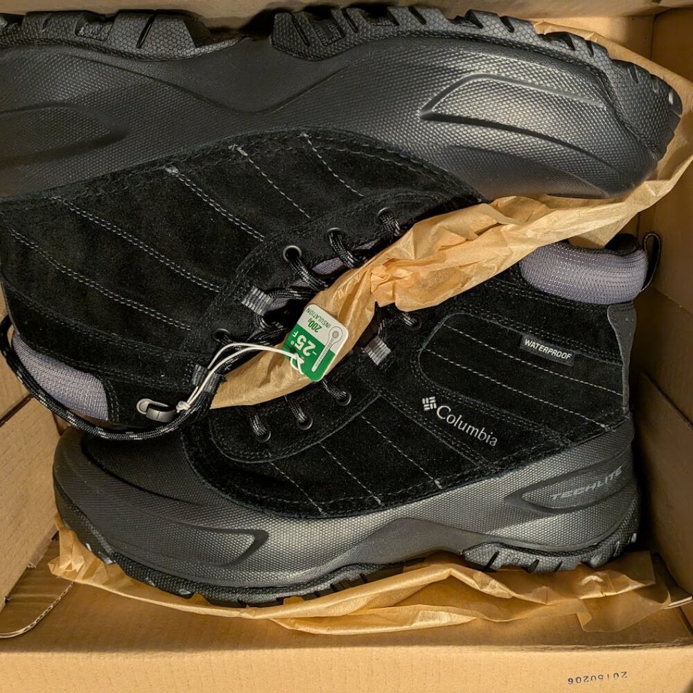 NEW Columbia "Snowblade™ Waterproof Boots- Size 12- NWT